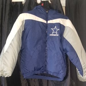 DALLAS COWBOYS ZIP-UP HOODED INSULATED MIGHTY-MAC